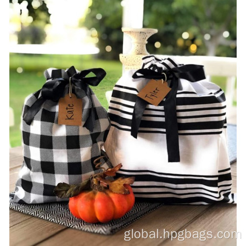 Cotton Pouches eco friendly drawstring cotton gift bags Factory